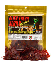 Weed Killer Hot Beef Jerky (2 oz)