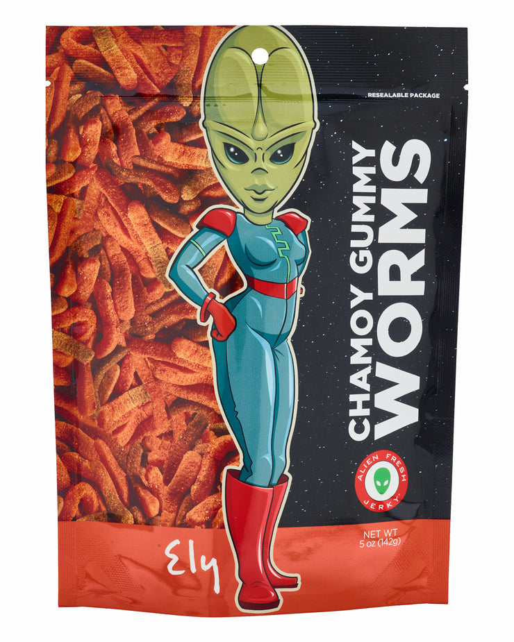 Alien Chamoy Candy - Chamoy Gummy Worms