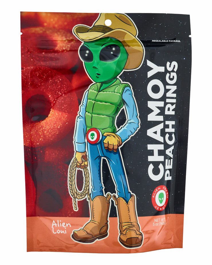 Alien Chamoy Candy - Chamoy Peach Rings