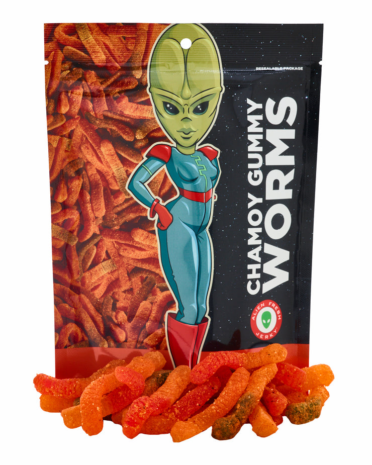 Alien Chamoy Candy - Chamoy Gummy Worms