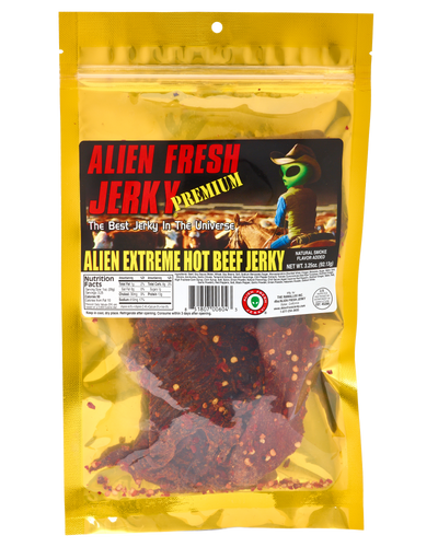 Alien Fresh Jerky Alien Extreme Hot Beef Jerky