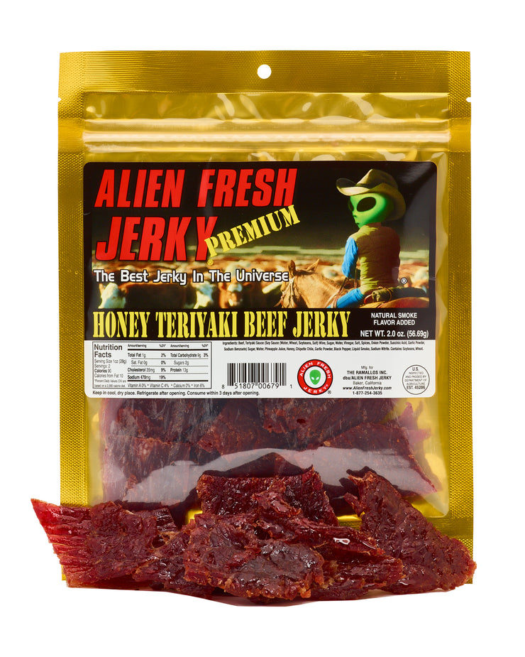 Honey Teriyaki Beef Jerky (2 oz)