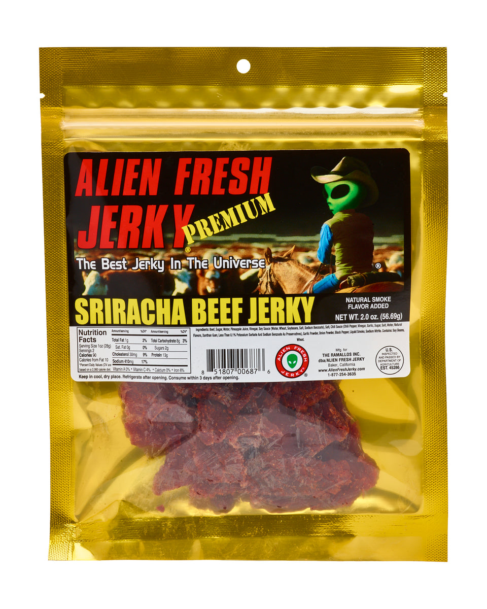 Alien Fresh Jerky Sriracha Beef Jerky (2 oz)