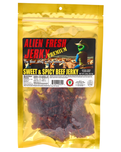 Alien Fresh Jerky Sweet and Spicy Beef Jerky