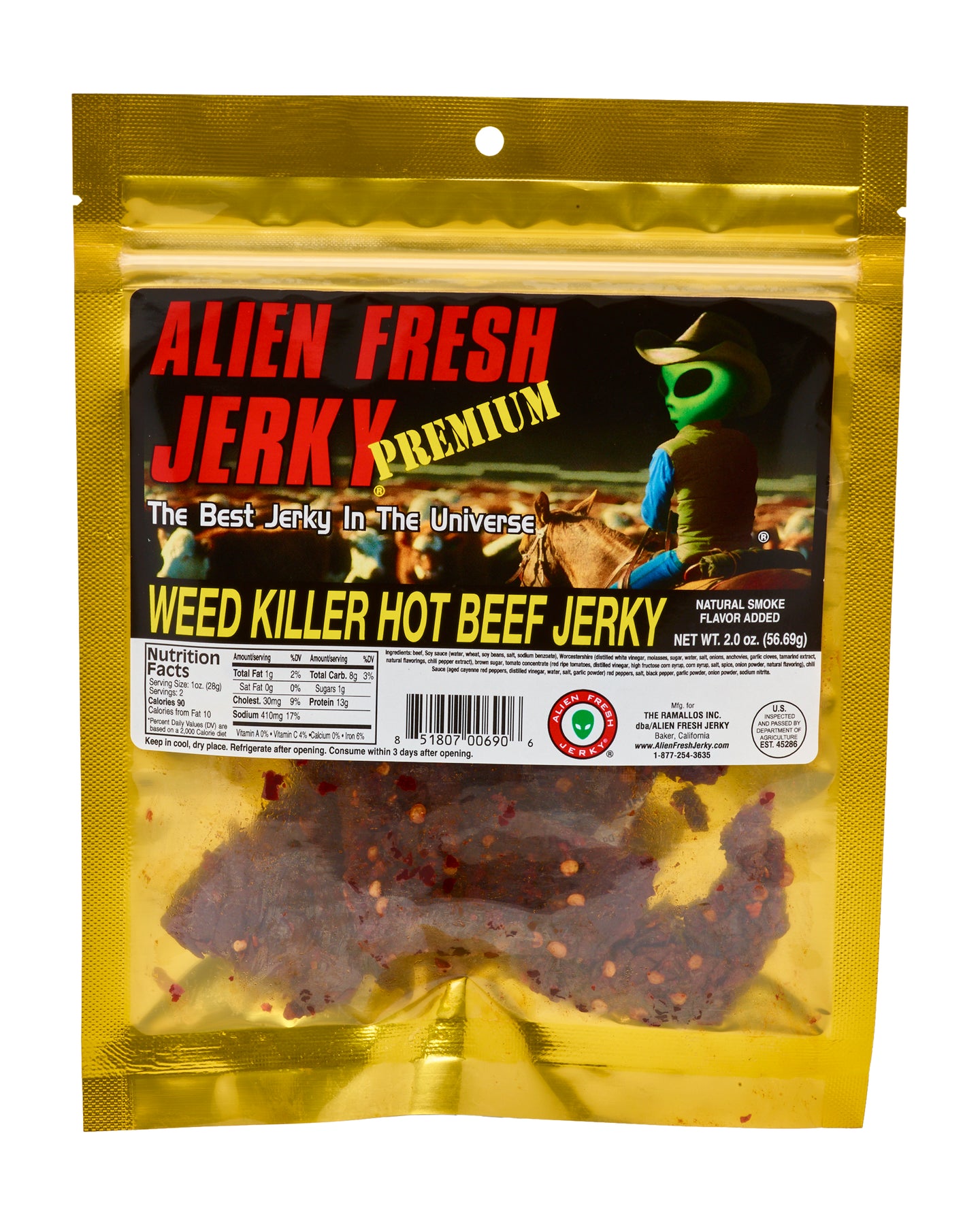 Alien Fresh Jerky Weed Killer Hot (2 oz)