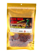 TX Style Ghost Pepper Beef Jerky - 3.25oz - Alien Fresh Jerky