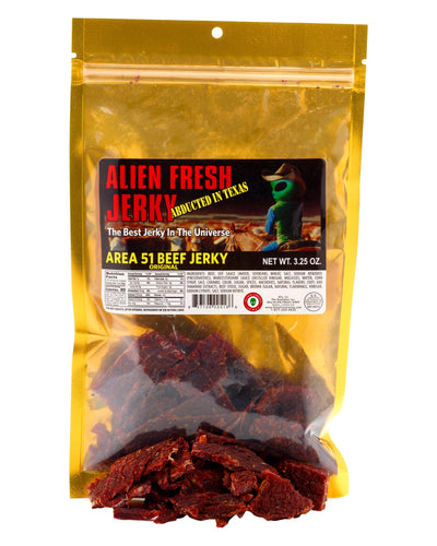 TX Style Area-51 Original Beef Jerky - 3.25oz - Alien Fresh Jerky