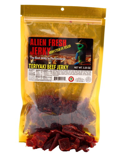 TX Style Teriyaki Beef Jerky - 3.25oz - Alien Fresh Jerky