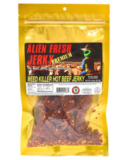 Weed Killer Hot Beef Jerky (3.25 oz) - Alien Fresh Jerky