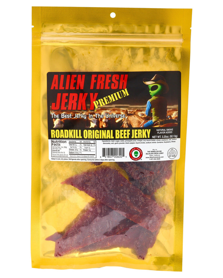 Road Kill Original Jerky (3.25 oz) - Alien Fresh Jerky