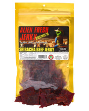 Sriracha Beef Jerky (3.25 oz) - Alien Fresh Jerky