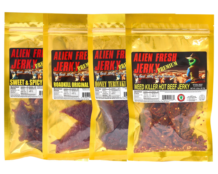 4-Pack - The Classics Best Sellers - Alien Fresh Jerky